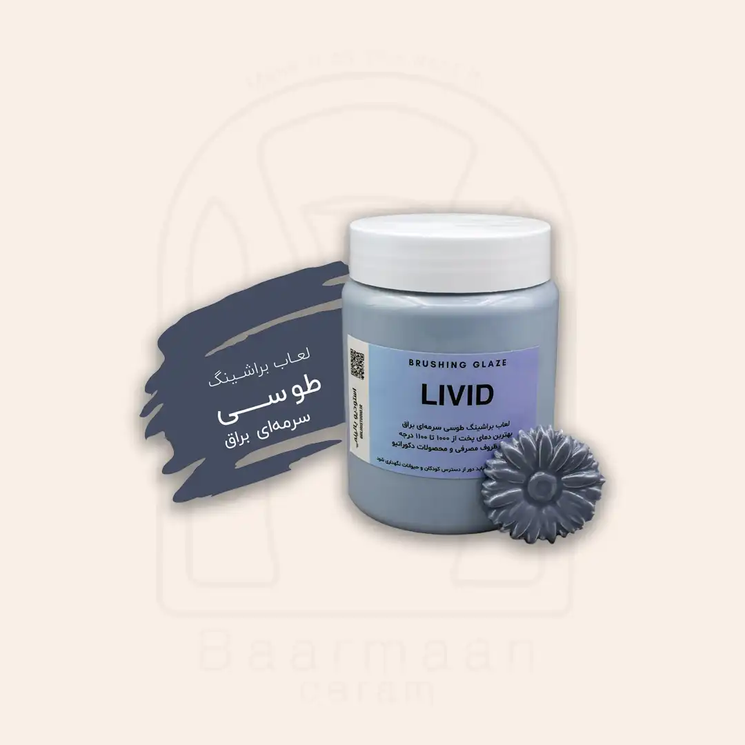 لعاب براشینگ بالینی طوسی سرمه‌ای کد LIVID