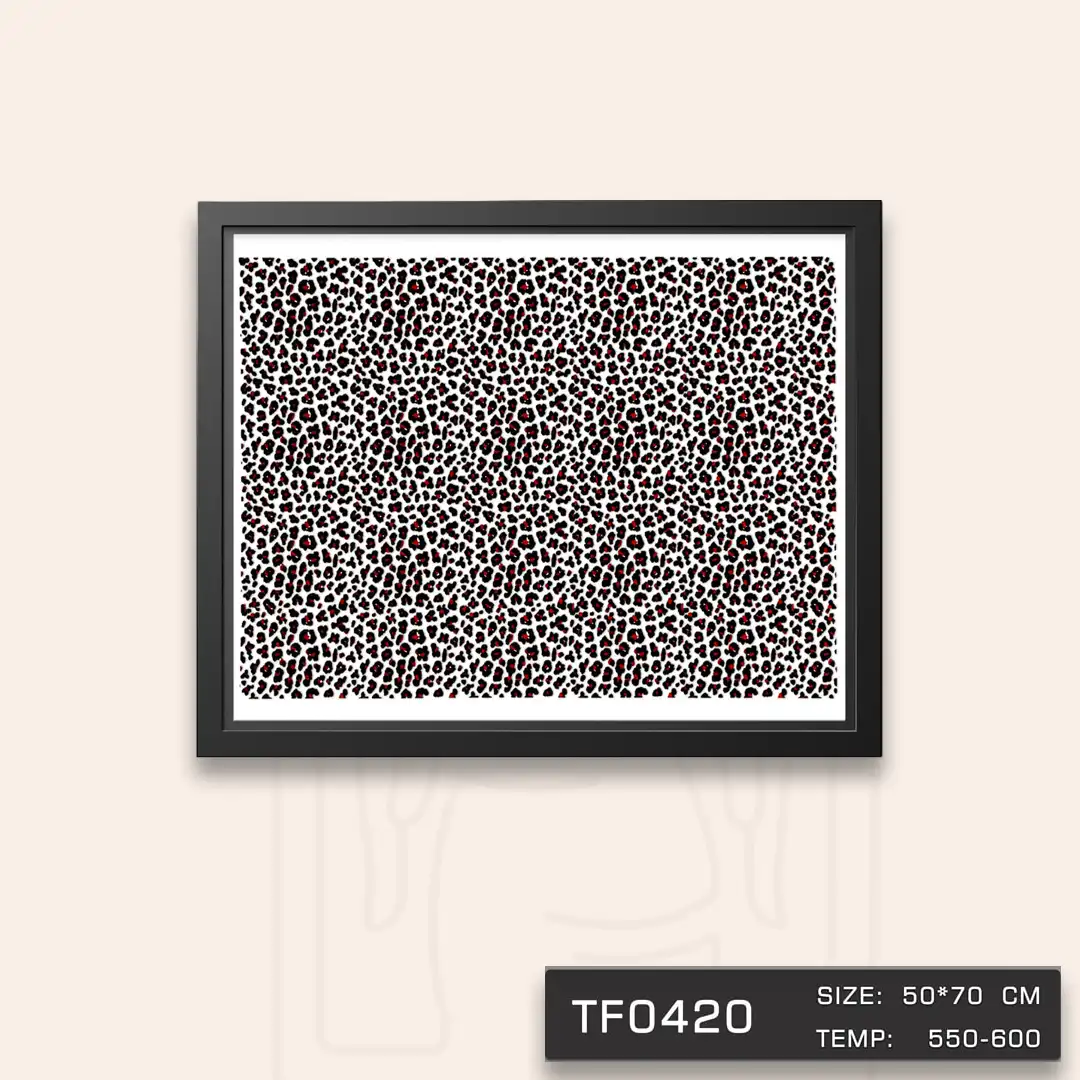 TF0420 ترانسفر طرح پلنگی قرمز