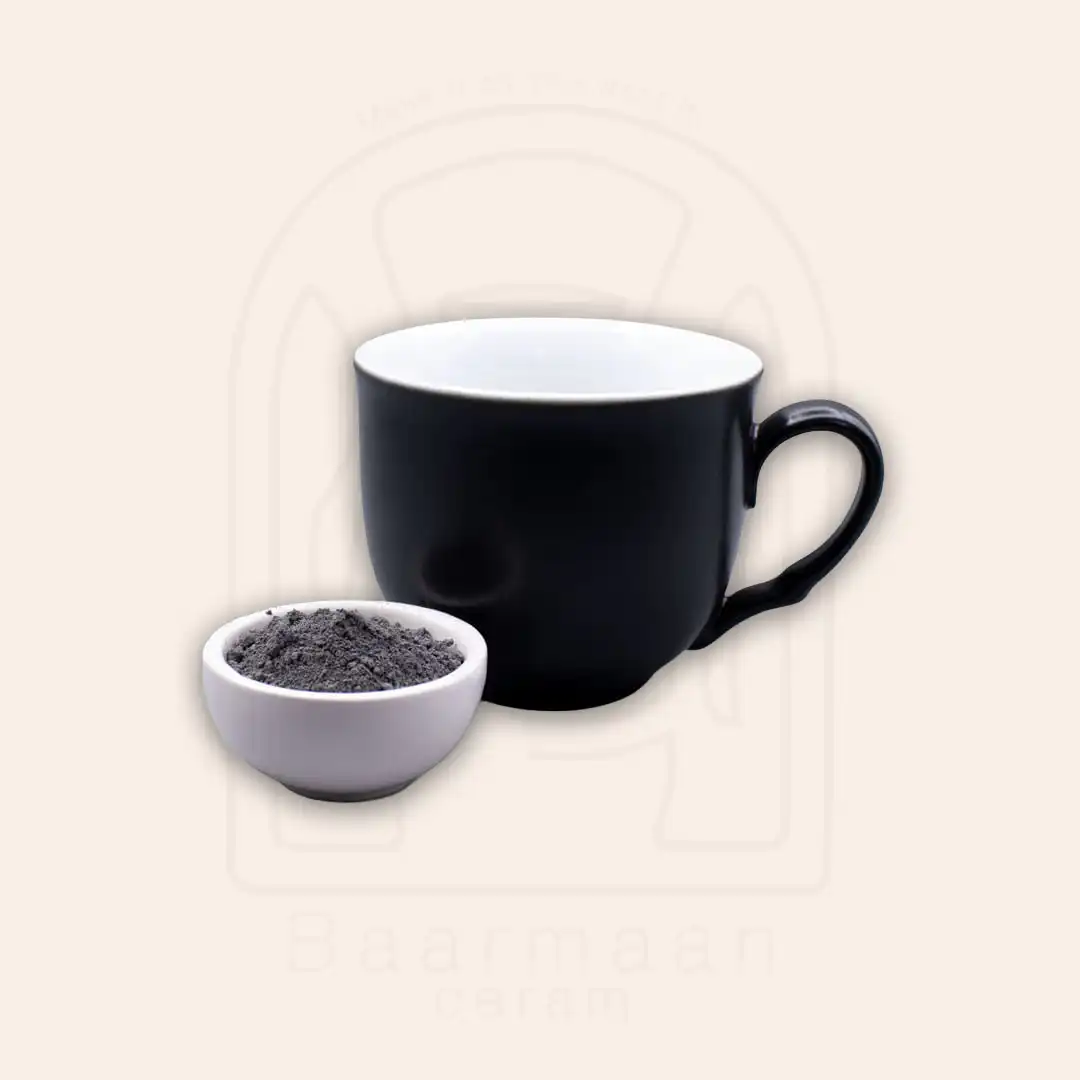 Code-R119 استین رولعابی مشکی مات