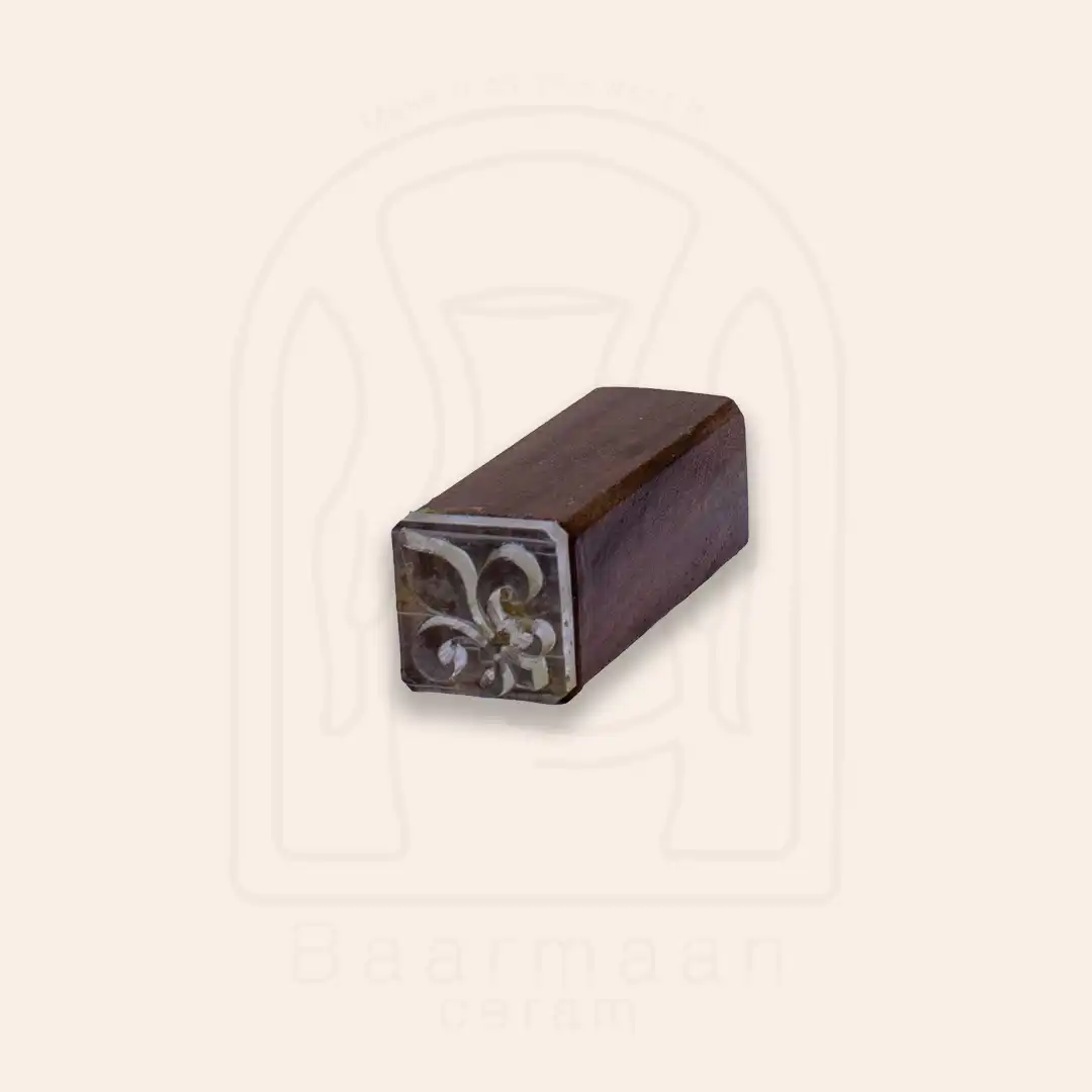 Stamp 04 مهر چوبی مربعی سایز 2cm