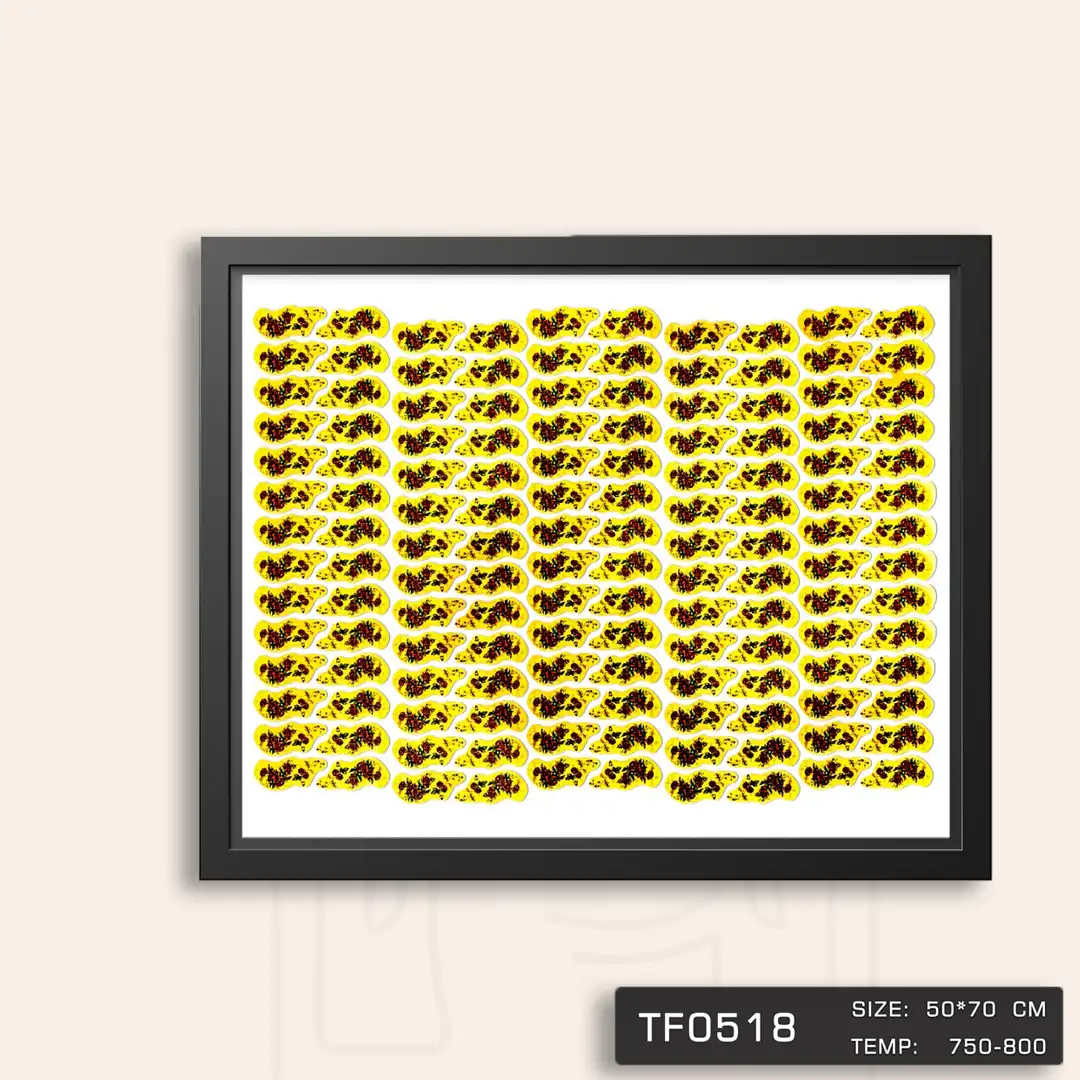 TF0518 ترانسفر گل سرخ کوچک