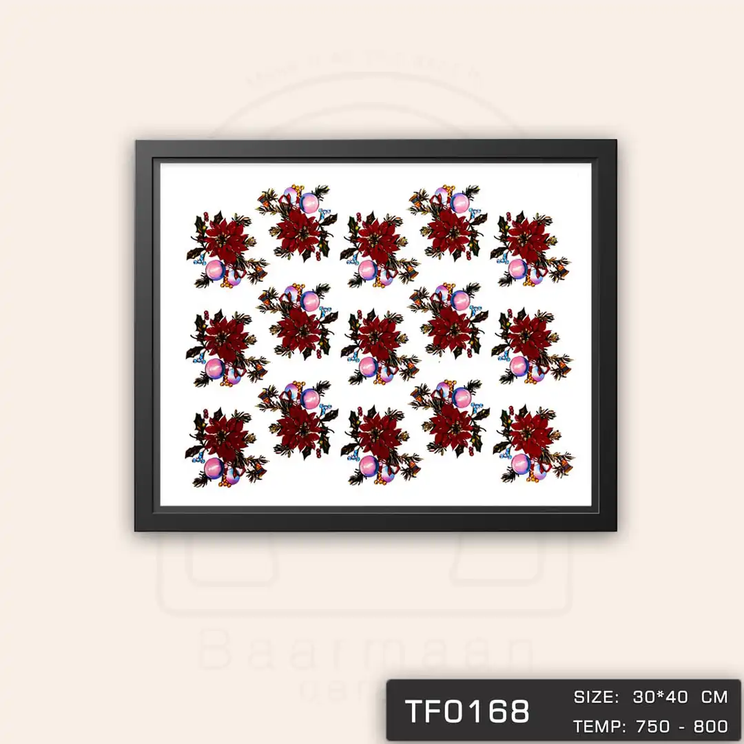 TF0168 ترانسفر گل کریسمس