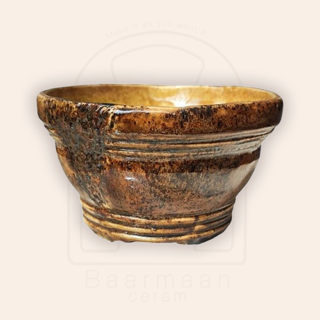 گلدان بونسای دایره