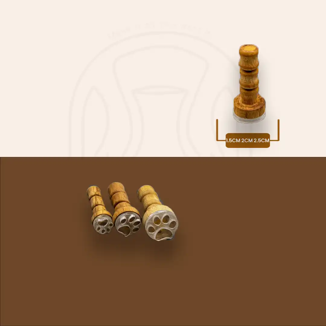 مهر برجسته گربه سایز 1.5، 2، 2.5 سانتی متر