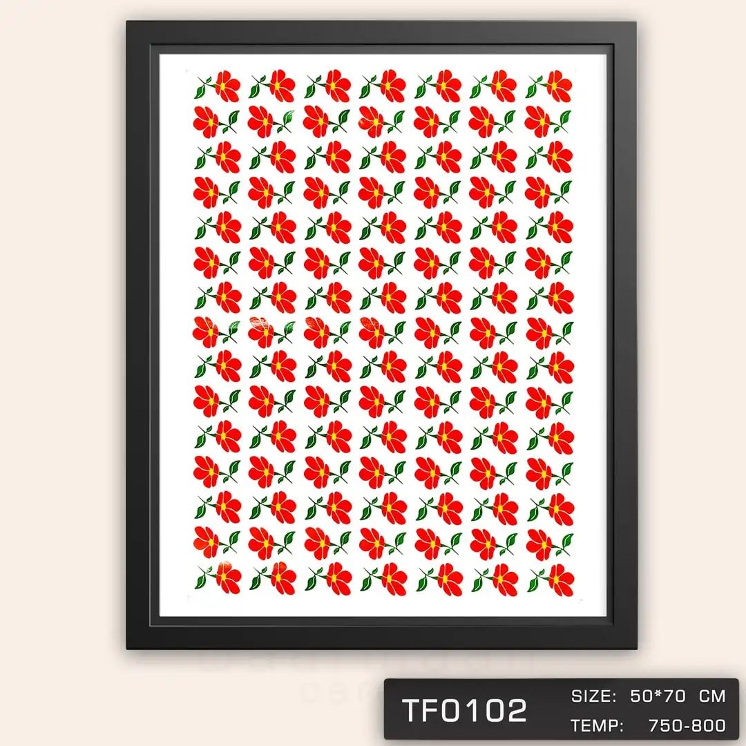 TF0102 ترانسفر گل نارنجی
