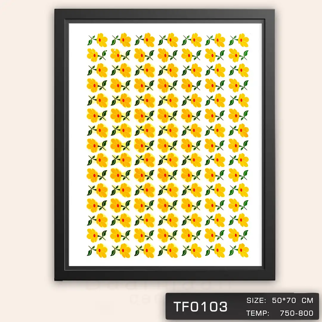 TF0103 ترانسفر گل زرد