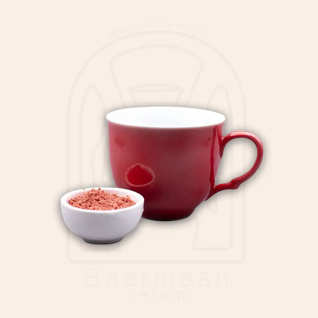 Code-R106 استین رولعابی قرمز