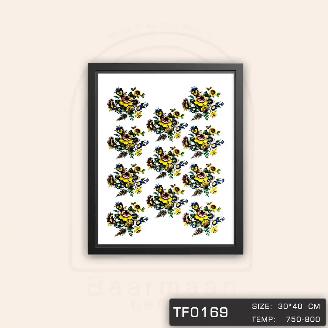 TF0169 ترانسفر گل تركيبی بنفشه