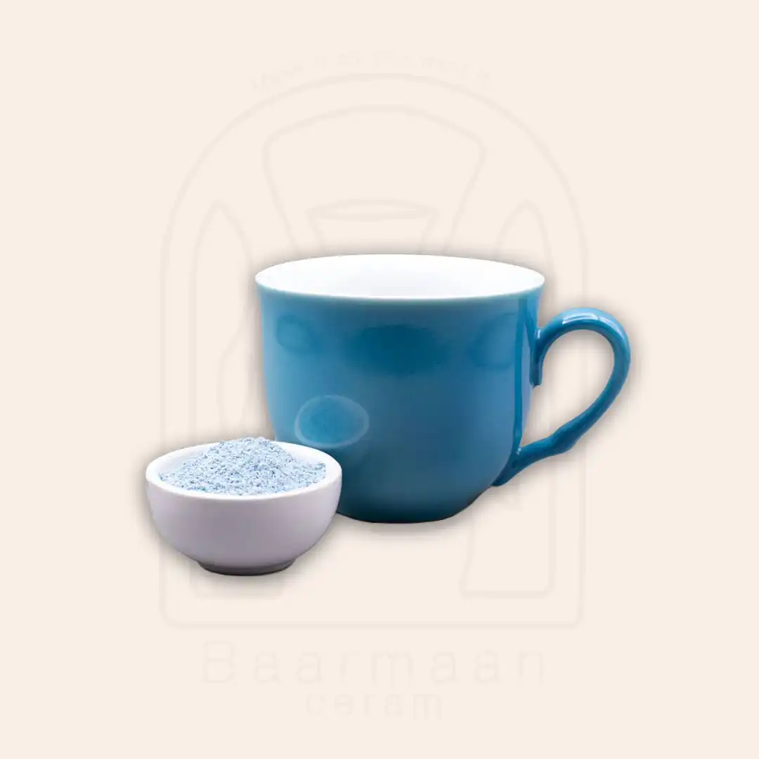 Code-R107 استین رولعابی فیروزه ای