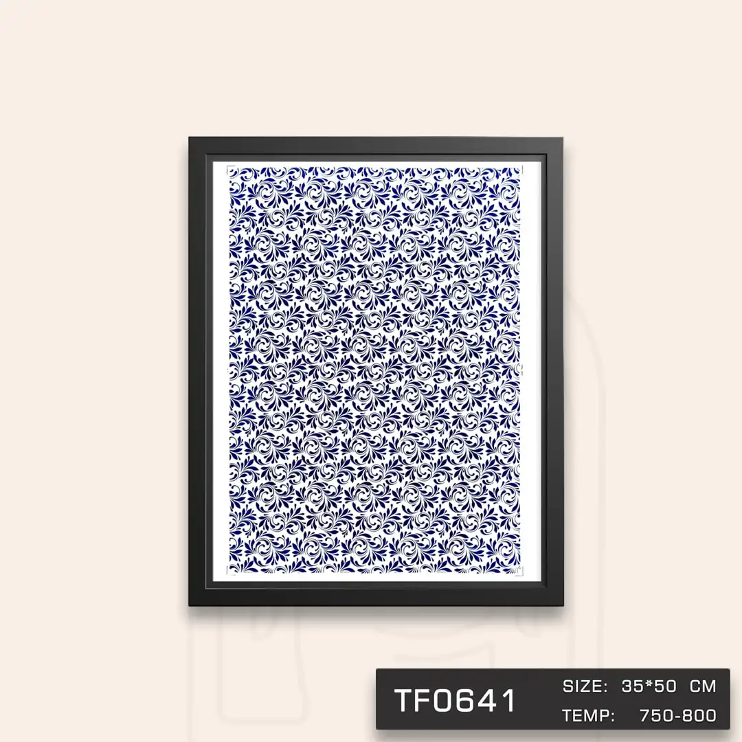TF0641 ترانسفر گل کبالتی