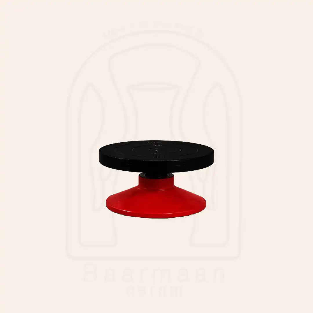 1604 چرخ گردان بلبرینگی ارتفاع 10cm قطر 20cm