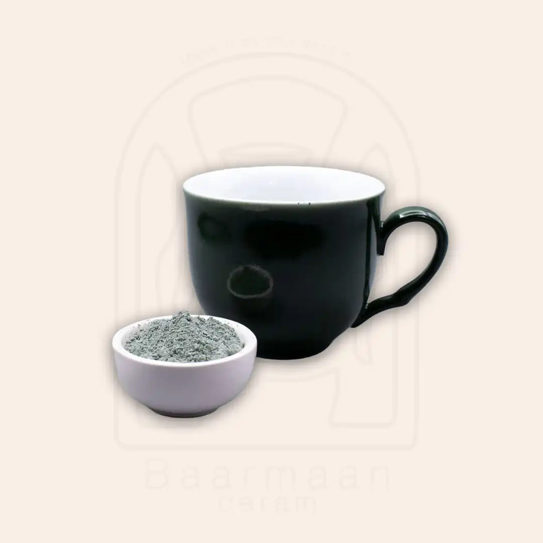 Code-R105 استین رولعابی سبز