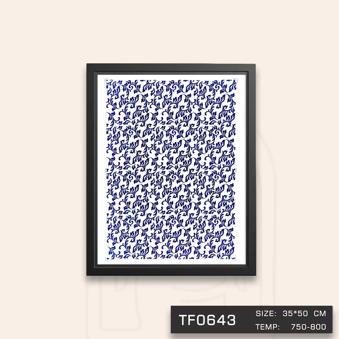 TF0643 ترانسفر گل کبالتی