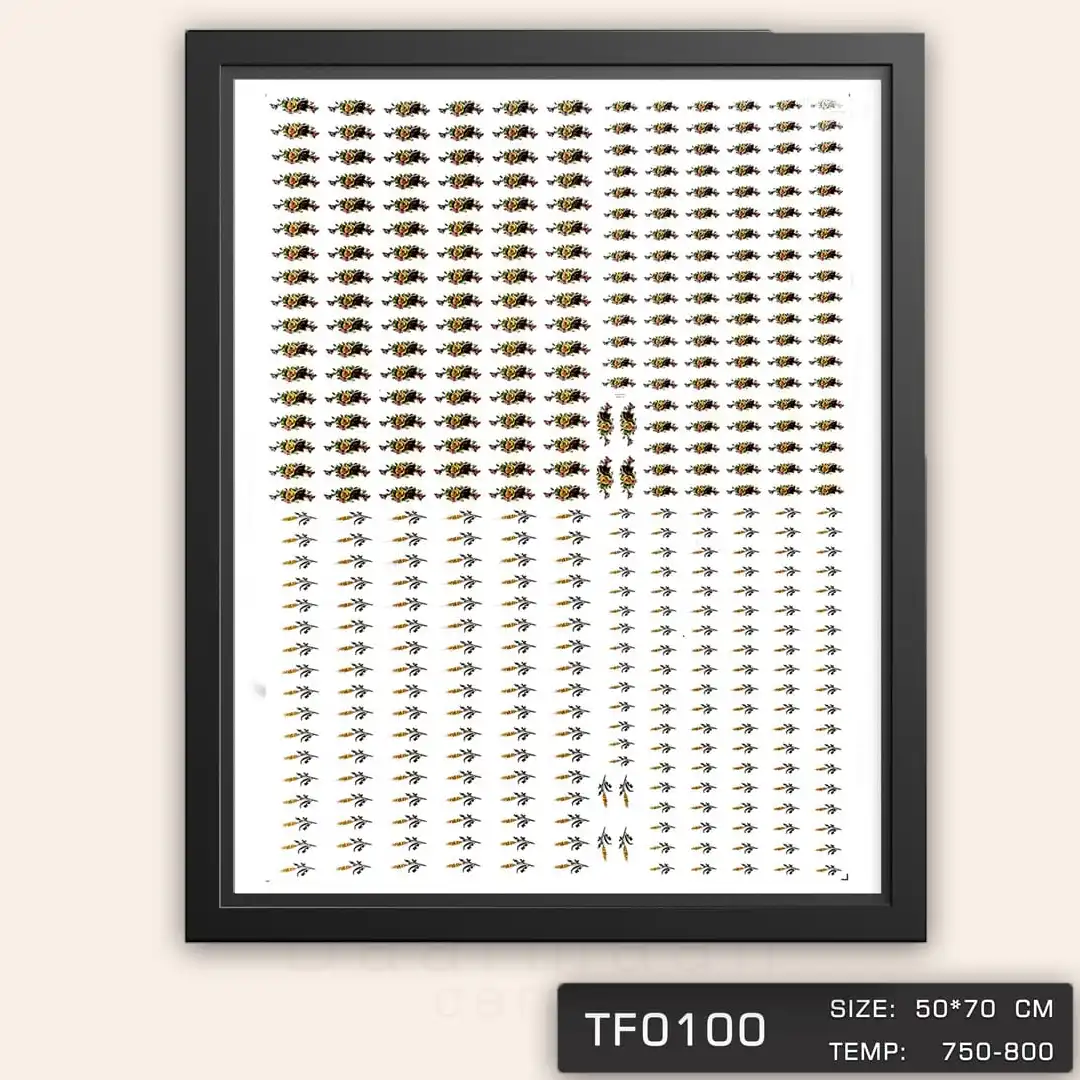 TF0100 ترانسفر گل رز- گندم