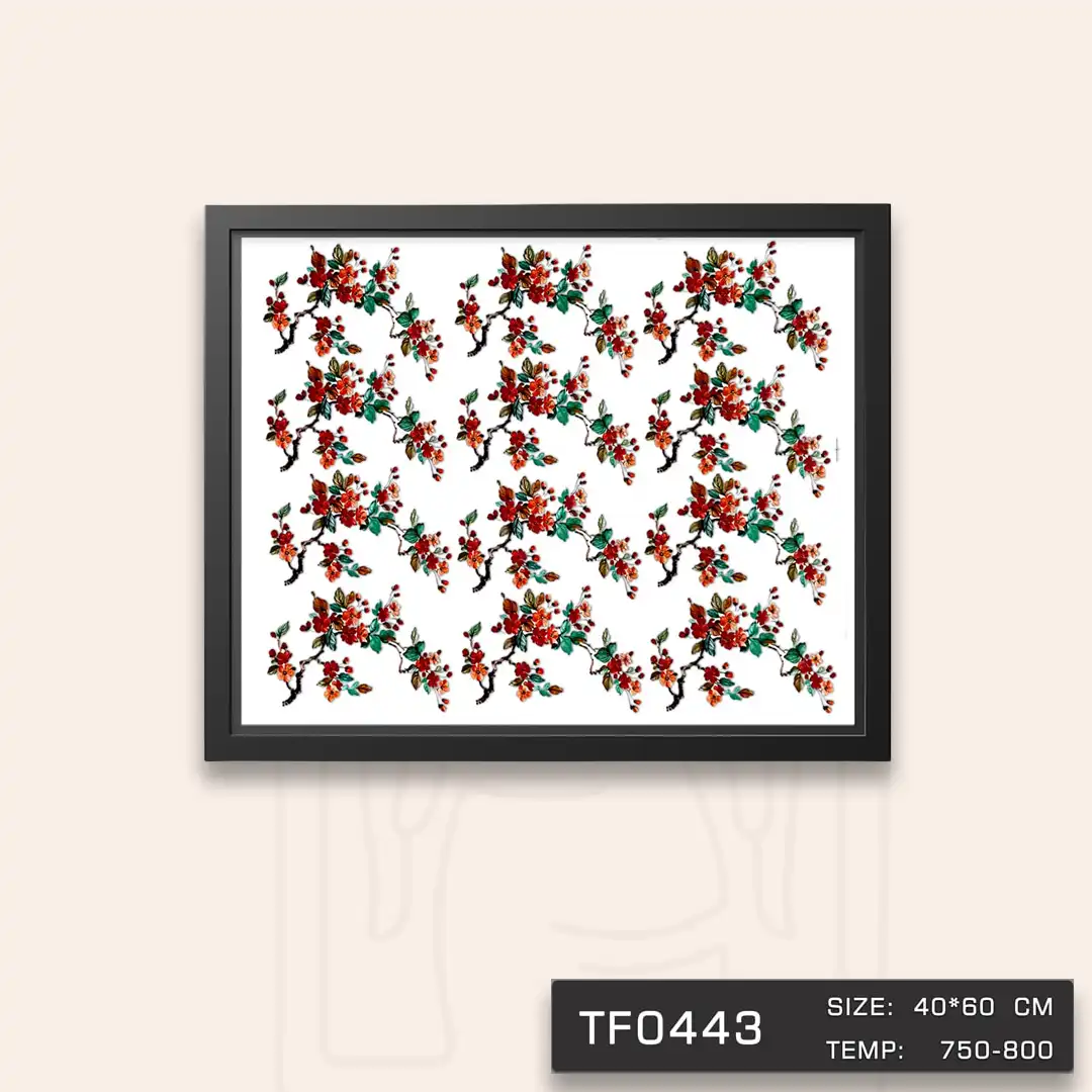 TF0443 ترانسفر گل (750- 800 درجه)