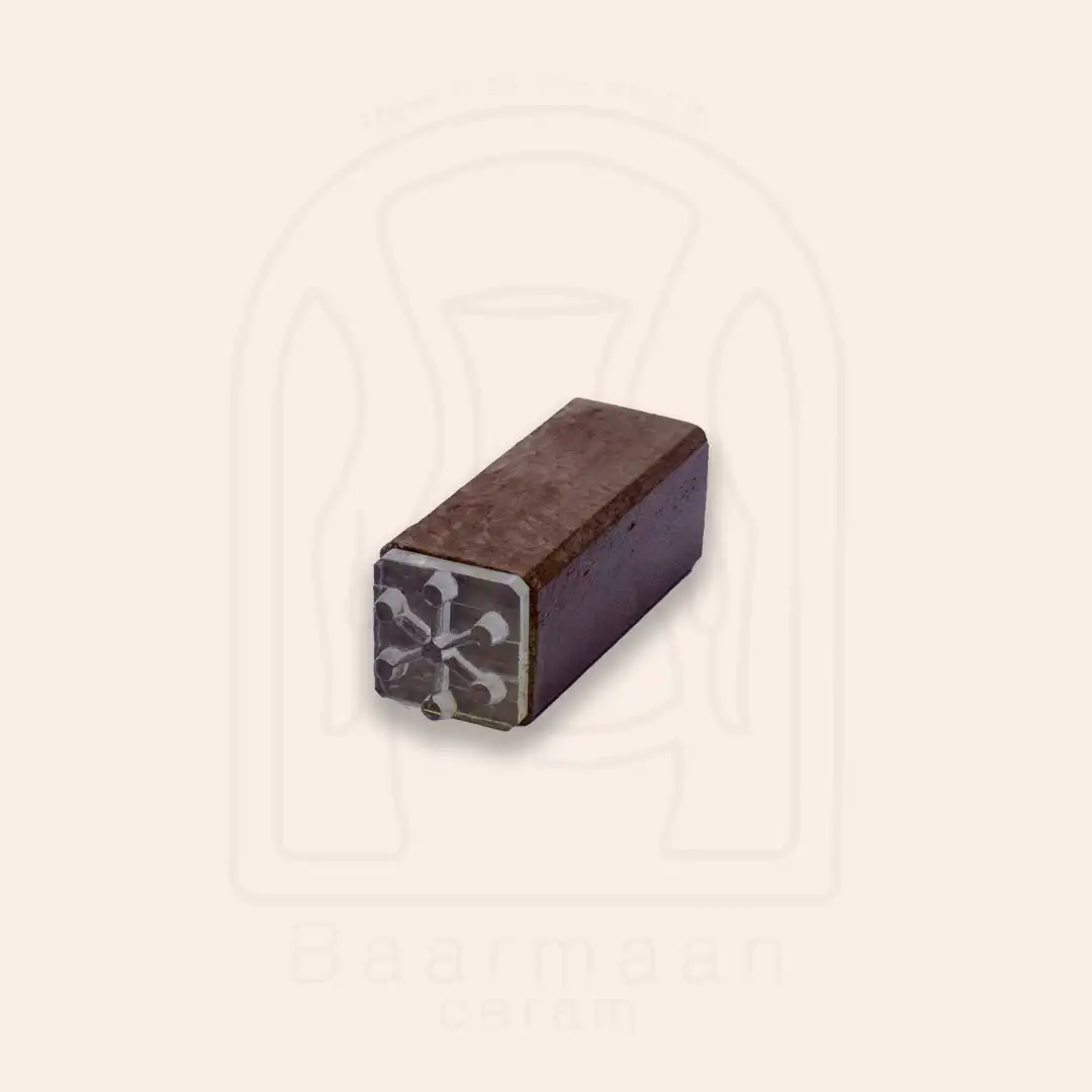 Stamp 09 مهر چوبی مربعی سایز 2cm