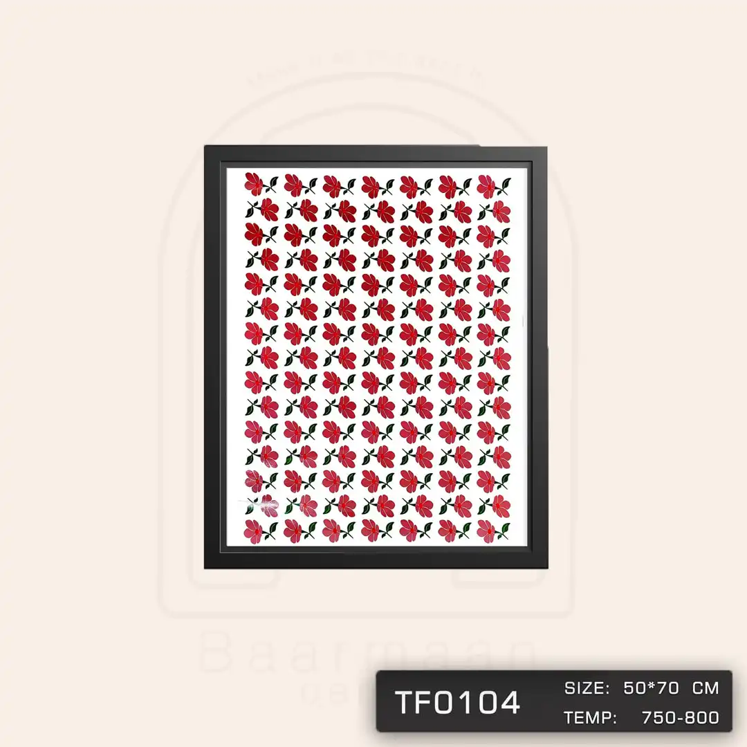 TF0104 ترانسفر گل بنفش