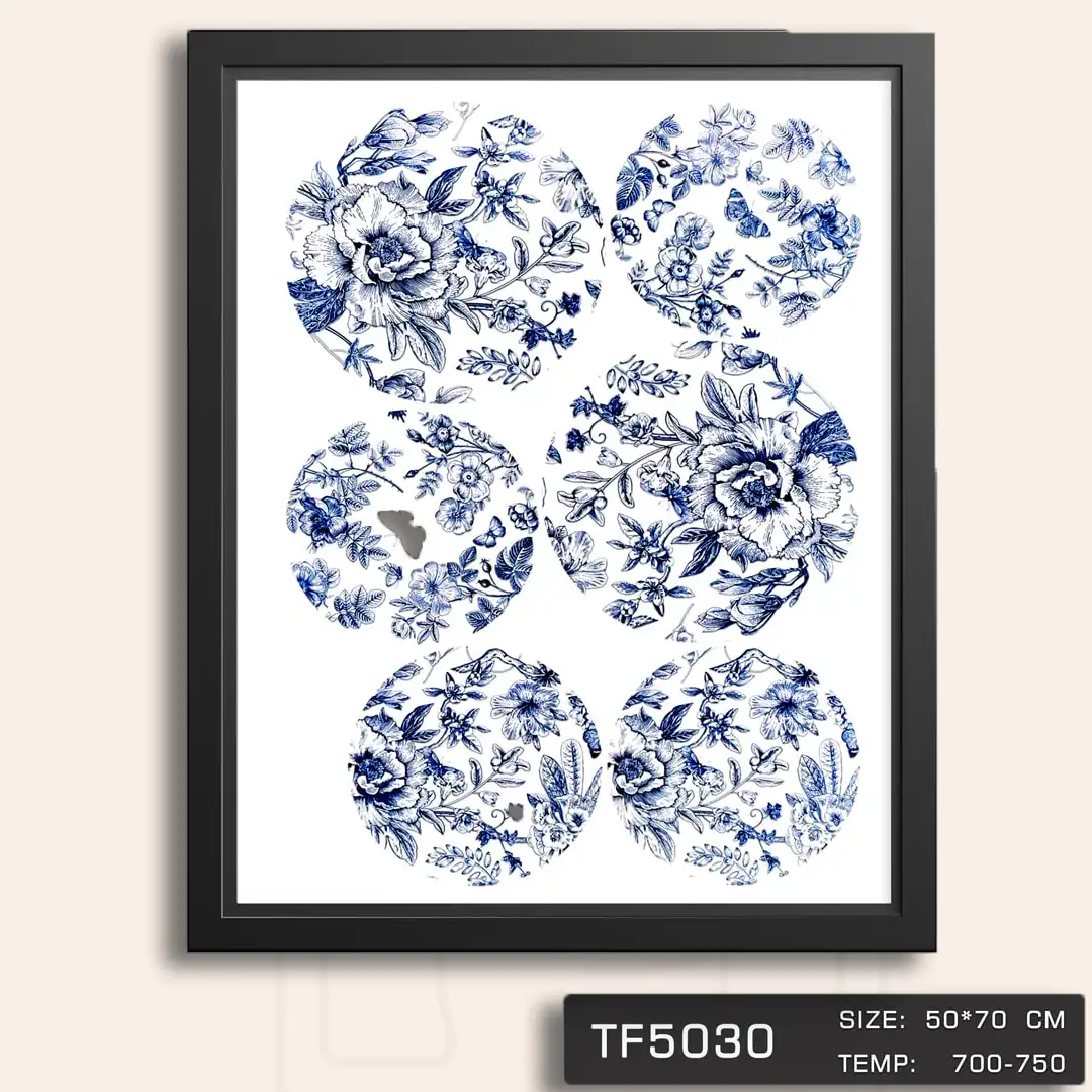 TF5030 ترانسفر اسپرینگ گرد کبالتی