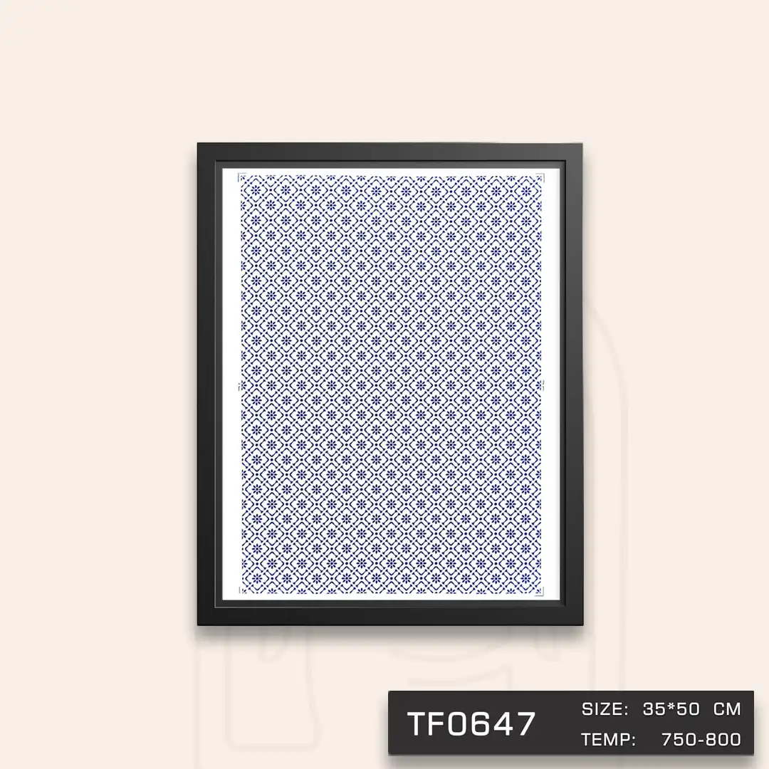 TF0647 ترانسفر گل کبالتی