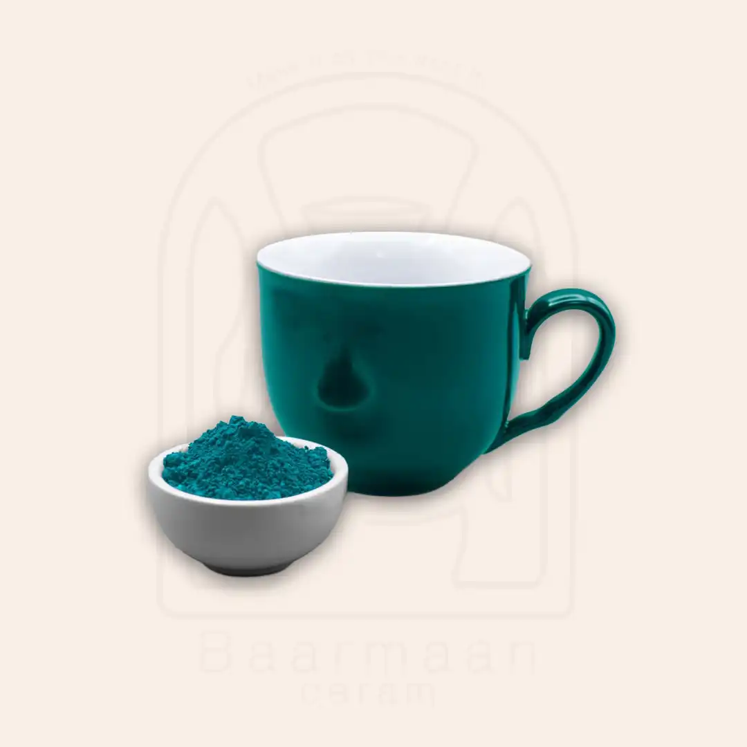 Code-R103 استین رولعابی سبزآبی