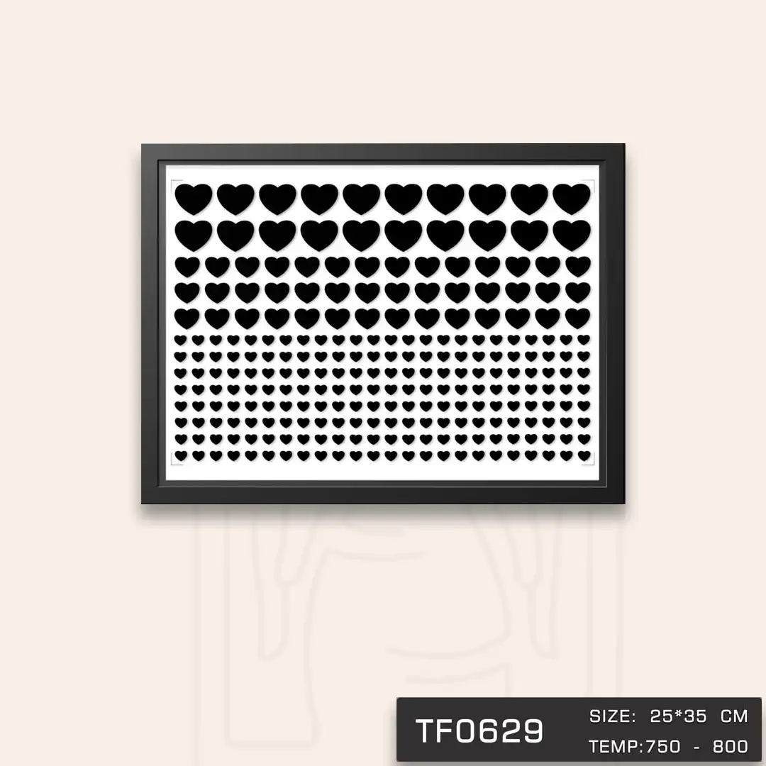 TF0629 ترانسفر قلب مشکی