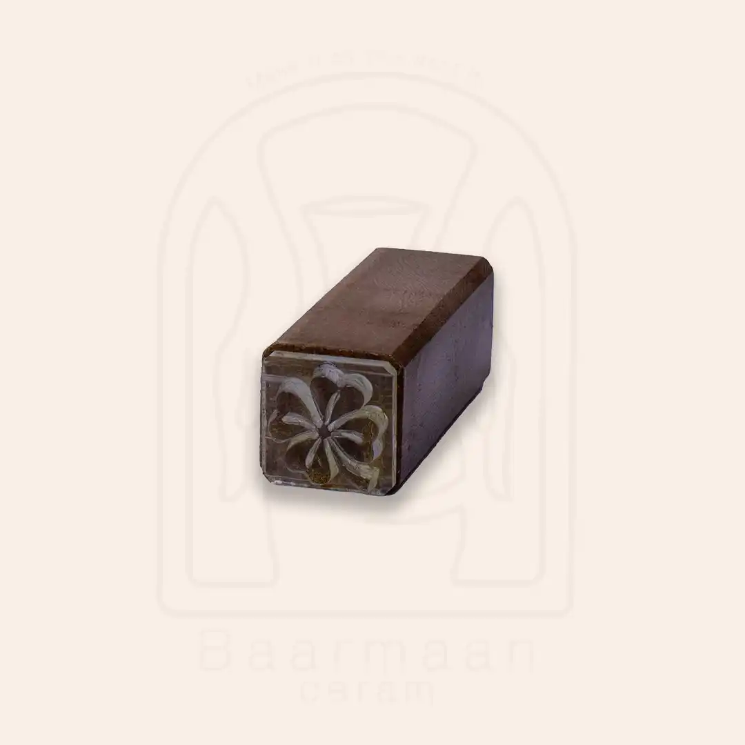 Stamp 03 مهر چوبی مربعی سایز 2cm