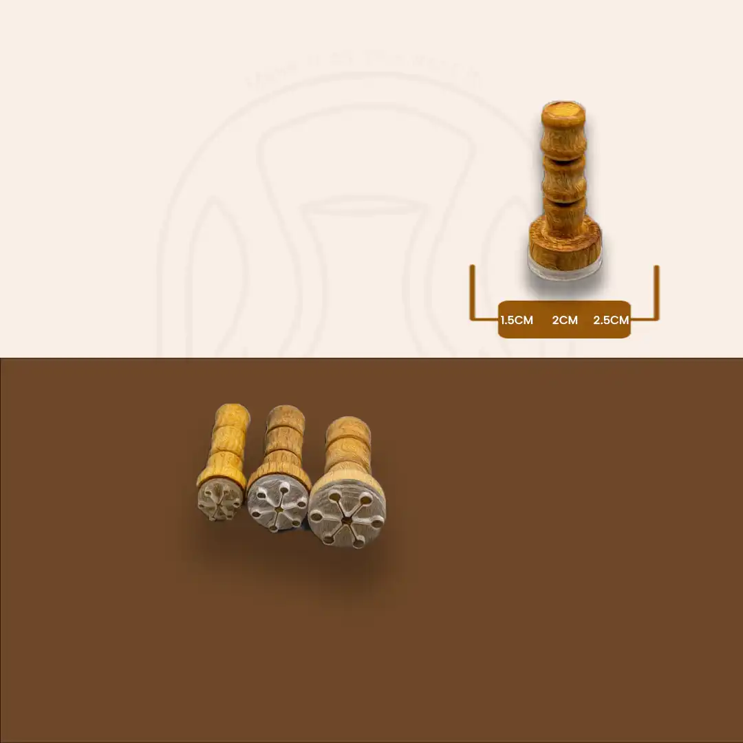 مهر برجسته قاصدک سایز 1.5، 2، 2.5 سانتی متر