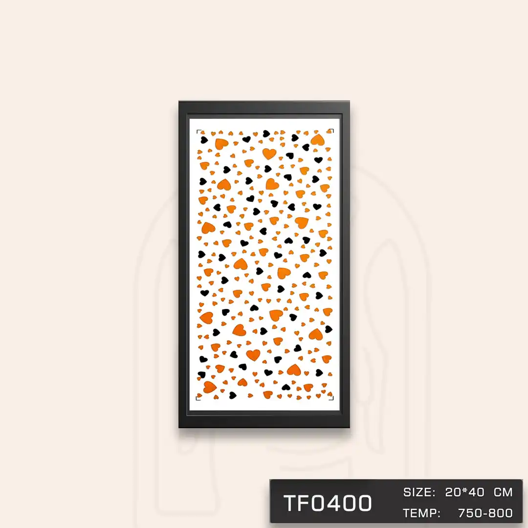 TF0400 ترانسفر قلب اکلیل طلایی
