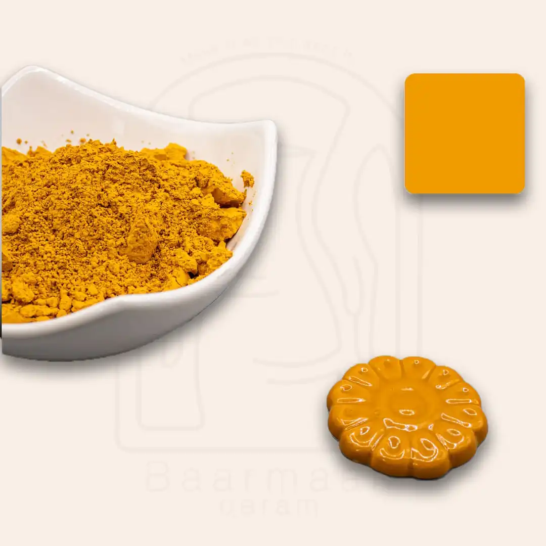 Code-205 استین نارنجی خردلی چین