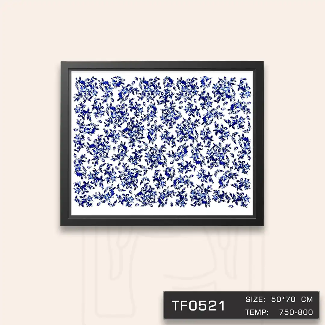 TF0521 ترانسفر گل کبالتی